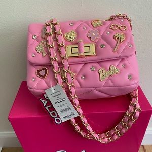 Barbie X Aldo Barbieqcross NWT pink